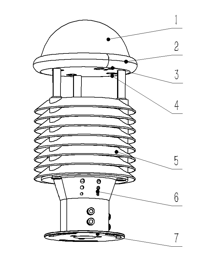 十二要素微氣象儀產(chǎn)品結(jié)構(gòu)圖